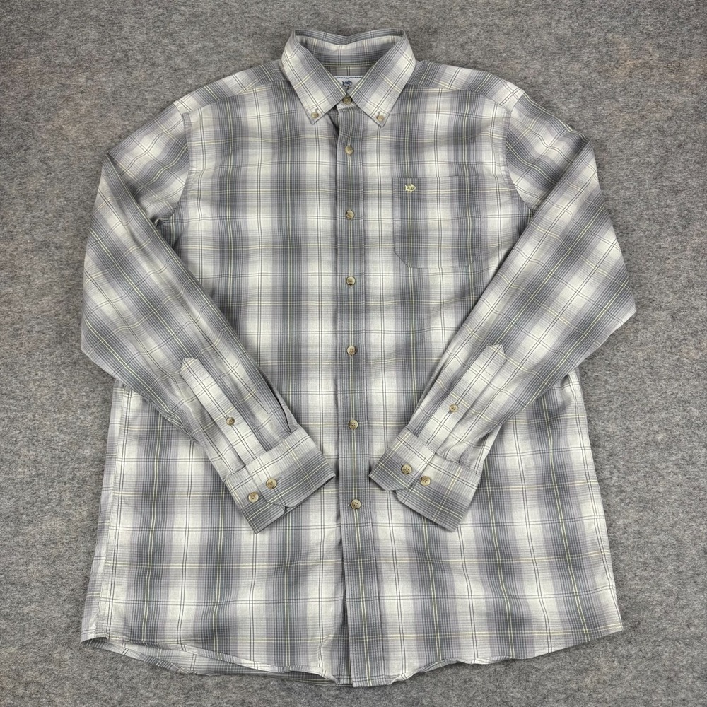 Southern Tide Coastal Passage Button Down Shirt Long‎ Sleeve Plaid Mens Medium M